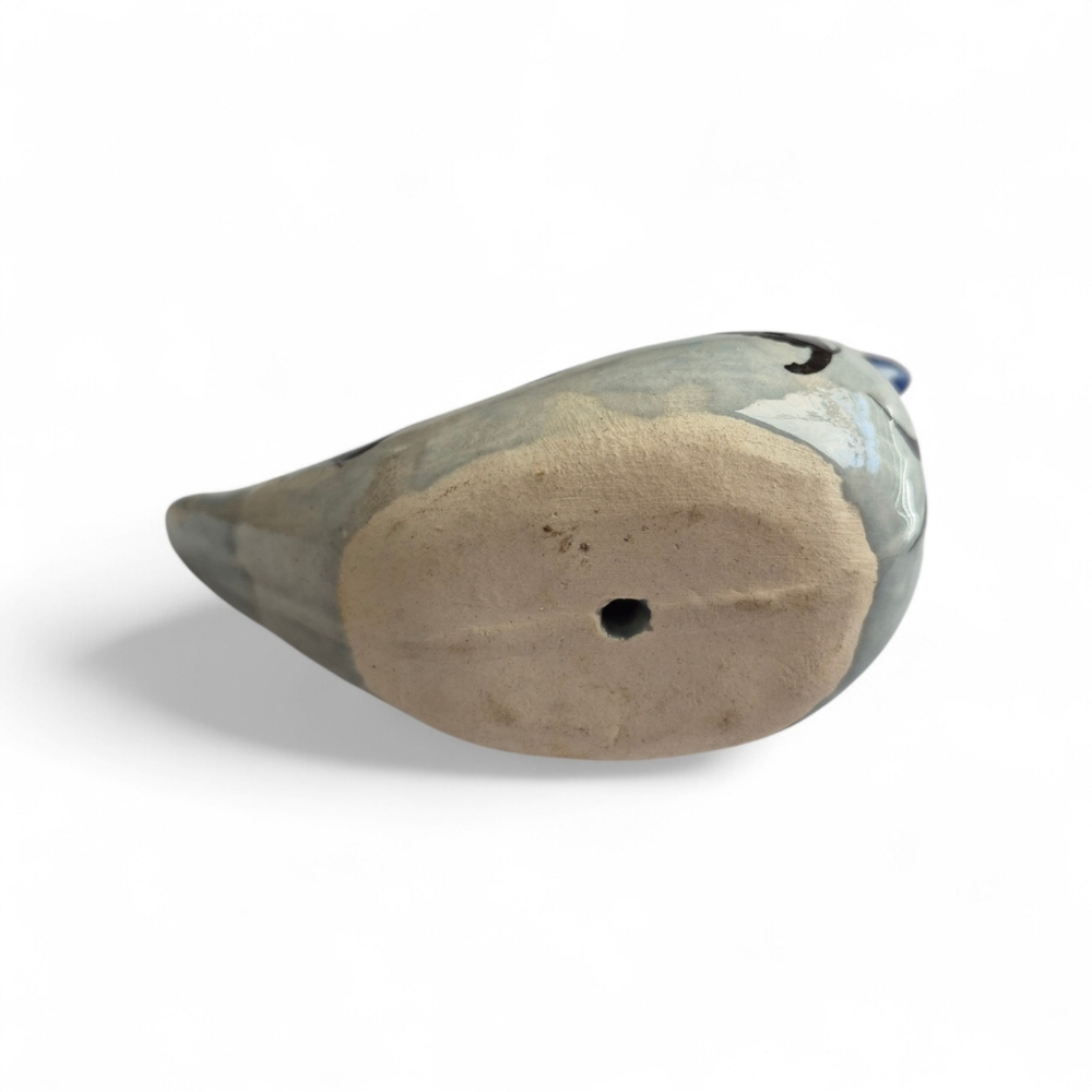 Blue Ceramic Bird Figurine - Picture 4 of 4